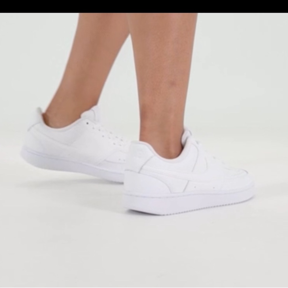 Nike All-White Athletic Shoes